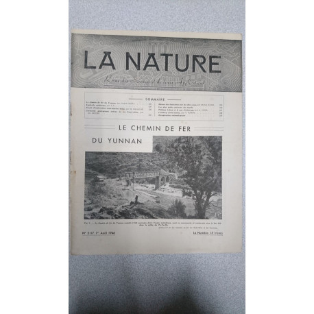 La nature n° 3117 / Août 1946