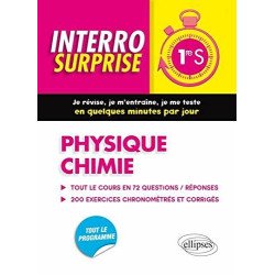 Interro Surprise Physique Chimie Première S