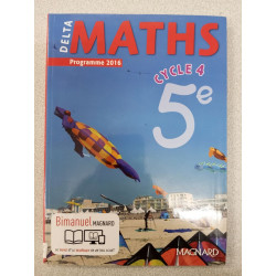 Delta Maths 5e (2016) - Manuel élève: Bimanuel Magnard : le manuel...