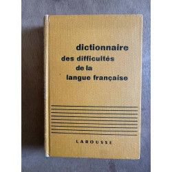 Dictionnaire des difficultés de la langue française