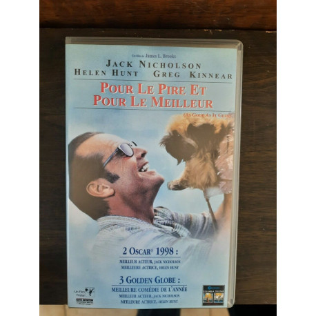 Cassette Vidéo - Pour le pire et Pour le meilleur Film avec Jack...
