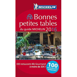 Bonnes petites tables du guide Michelin 2016