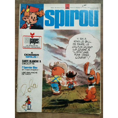 Magazine Spirou n1856 Novembre 1973