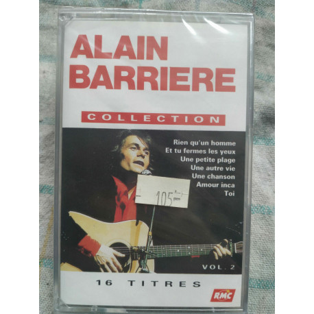 Alain barrière Collection Vol 2 16 titres Cassette Audio NEUVE...