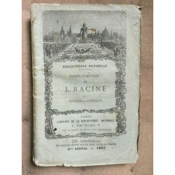 chers D'oeuvre de j Racine Libraire de la biblithèque nationale