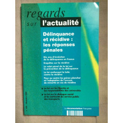Regard sur l'actualité Délinquance et récidive les rép n336...