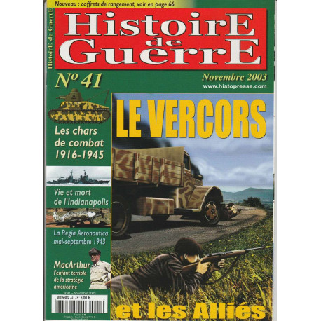 Histoire de Guerre n 41 Novembre 2003 le VERCORS et les alliés...