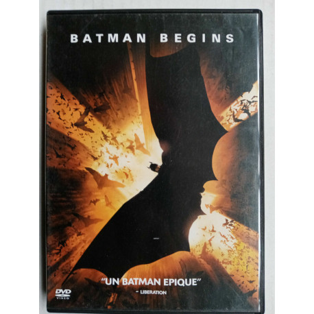Batman Begins Christian Bale Katie Holmes DVD simple