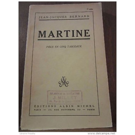 Martine pièce en cinq tableaux