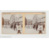 Vue Stéréoscopique Stéréo 67 STRASBOURG défilé rue mercière...