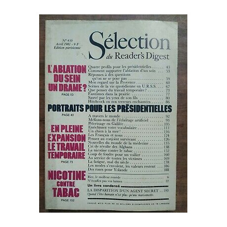 Nº 410 Avril 1981