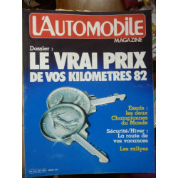 Magazine n427 Le prix de vos kilomètres 82 mensuel Janvier 1982