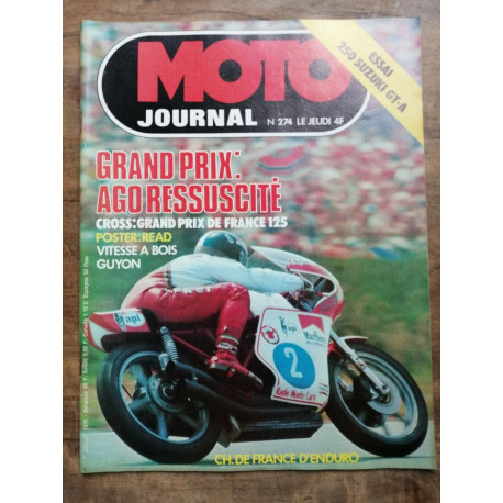 Moto Journal Nº 274 1 Juillet 1976