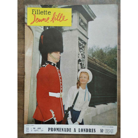 Fillette jeune fille n685 3 Septembre 1959