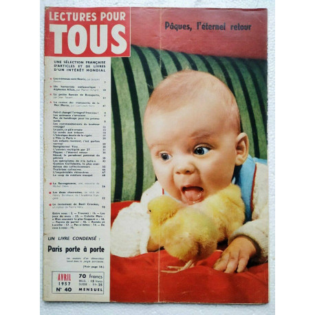 LECTURES POUR TOUS 40 avril 1957