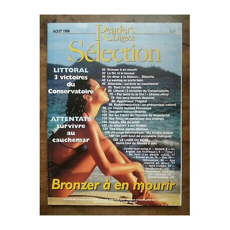 Reader's Digest Sélection Août 1996