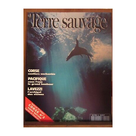 Terre Sauvage n85 juin 1994 corse sentiers enchantés Pacifique Lavezzi