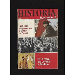 HISTORIA Hors Série n 5 1917 1939 de Lénine à Staline HISTOIRE de...