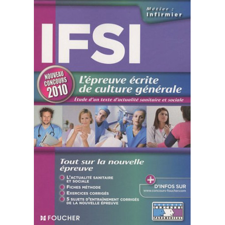 IFSI L'épreuve écrite de culture générale : Concours d'entrée...