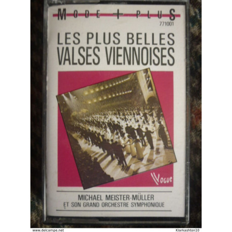 Les Plus Belles VALSES VIENNOISES / Cassette Audio-K7 Vogue 771001