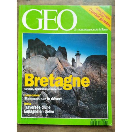 Magazine GEO n161 Juillet 1992