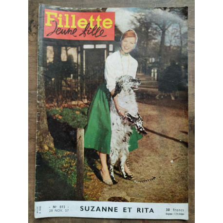 Fillette jeune fille n593 28 Novembre 1957