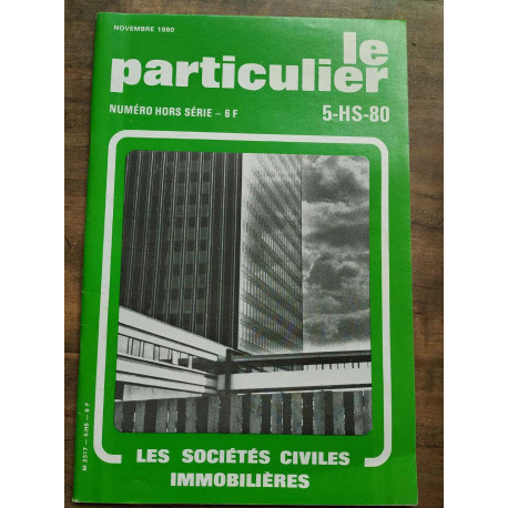 Le Particulier hors série n5 Novembre 1980