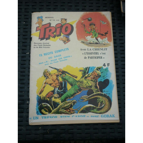 Trio Mensuel N14 15 récits complets. Pieds Nickelés-Bibi Fricotin