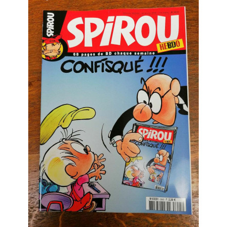 Spirou n3645 Confisqué