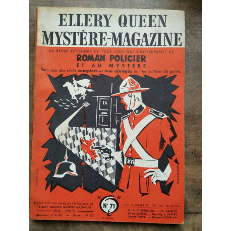 Ellery Queen Mystère Magazine n71 Décembre 1953
