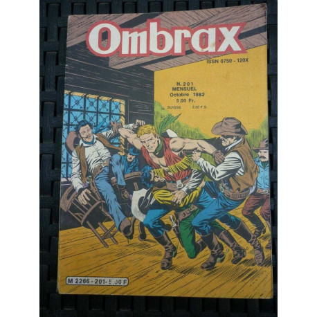 Ombrax mensuel n201 Le sheriff de kingston Editions lug 101982