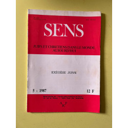 Sens n120 Juifs et chrétiens dans le monde aujourd'hui Mai 1987