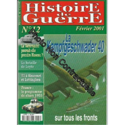 Histoire de Guerre n° 12 février 2001 - La Kampfgeschwader 40 sur...