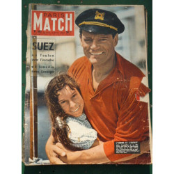 PARIS MATCH n383 du 11 août 1956 Eddie Constantine sa fille Tanya