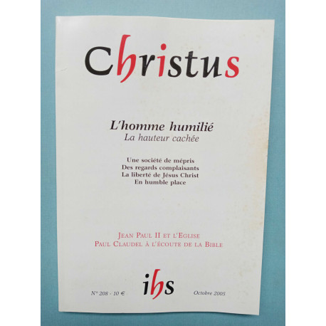 Jean Paul II Christus n208 Octobre 2005 ihs 2005