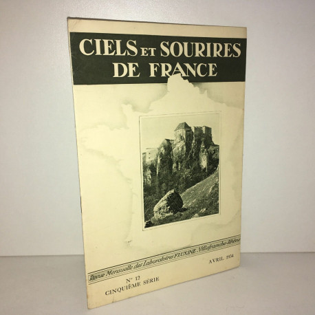 Laboratoires Fluxine CIELS ET SOURIRES DE FRANCE n 12 Avril 1934 JURA