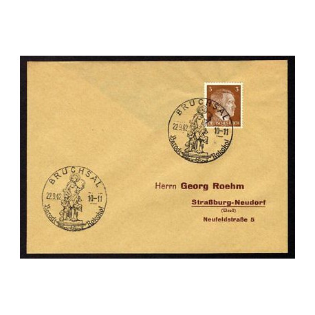 Allemagne n 706 Yv. cachet WW2 BRUCHSAL Mi. 782