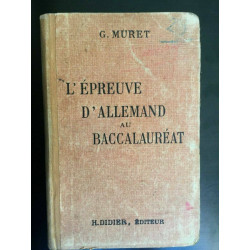 g muret L'épreuve d'allemand au baccalauréat didier
