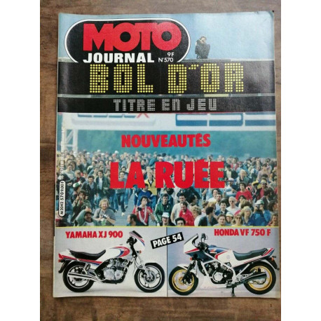 Moto Journal Nº 570 16 Septembre 1982