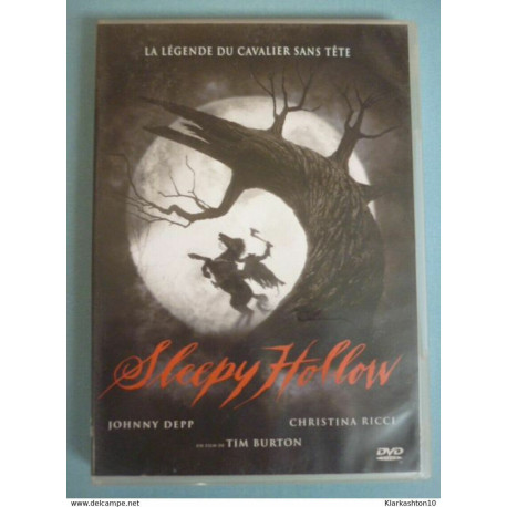 Sleepy Hollow Johnny Depp Christina Ricci DVD simple