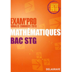 Mathématiques Bac STG : Annales corrigées