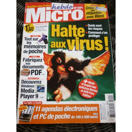 HEBDO MICRO n251 6 février 2003