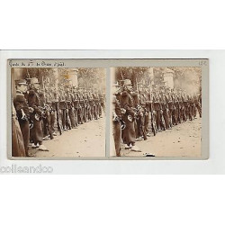 Vue Stéréoscopique Stéréo 54 NANCY Bd Gardes 4 Chasseurs