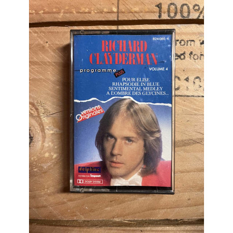 Richard Clayderman Programme Plus Volume 4 Cassette Audio-K7