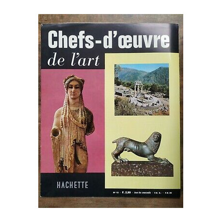 chefs d'œuvre de l'Art Nº 13 hachette 1963