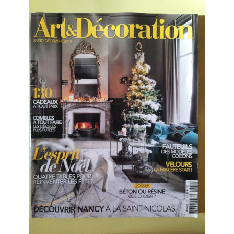 Art décoration Nº537 Décembre 2018