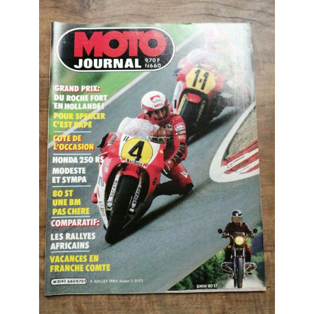 Moto Journal Nº 660 5 Juillet 1984