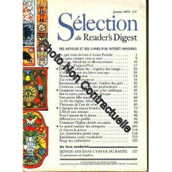 Selection Du Reader's Digest Janvier 1974 N° 0000 : Ce Que Nous...