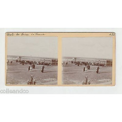Vue Stéréoscopique Stéréo 59 DUNKERQUE Les Torpilleurs malo Les bains