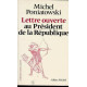 Lettre Ouverte Au President De La Republique
